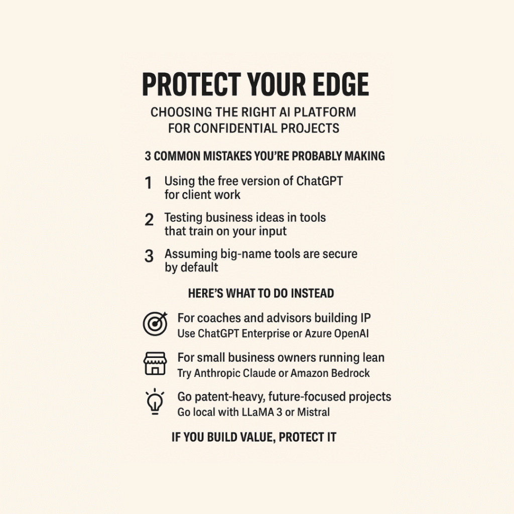 Protect Your Edge: Choosing the Right AI Platform for Confidential Projects